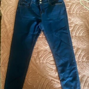 SHEIN Dark Blue Denim Jeans